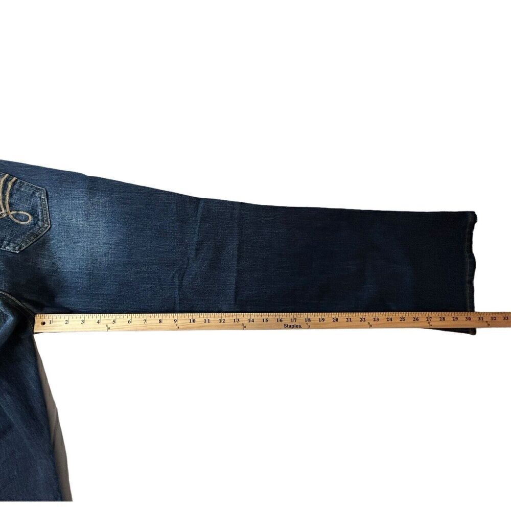 American Rag Cie Women’s Jeans Size 11 Regular Bootcut Dark Wash - Picture 7 of 12